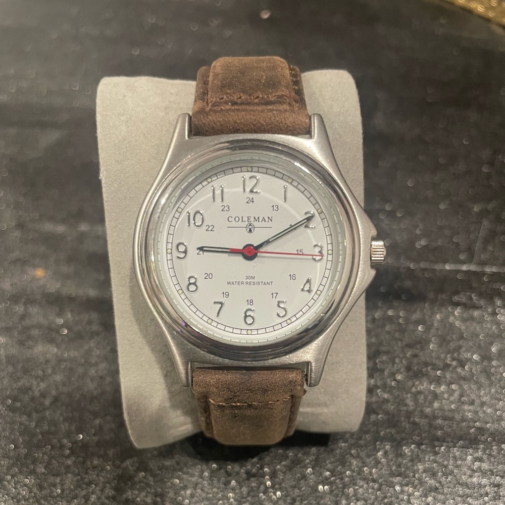 Coleman Leather watch